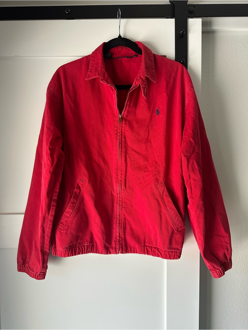 Vintage Polo Ralph Lauren Harrington Jacket Men Unlined Bomber Canvas USA 1990s